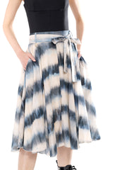 Tie-dyed Midi Skirt